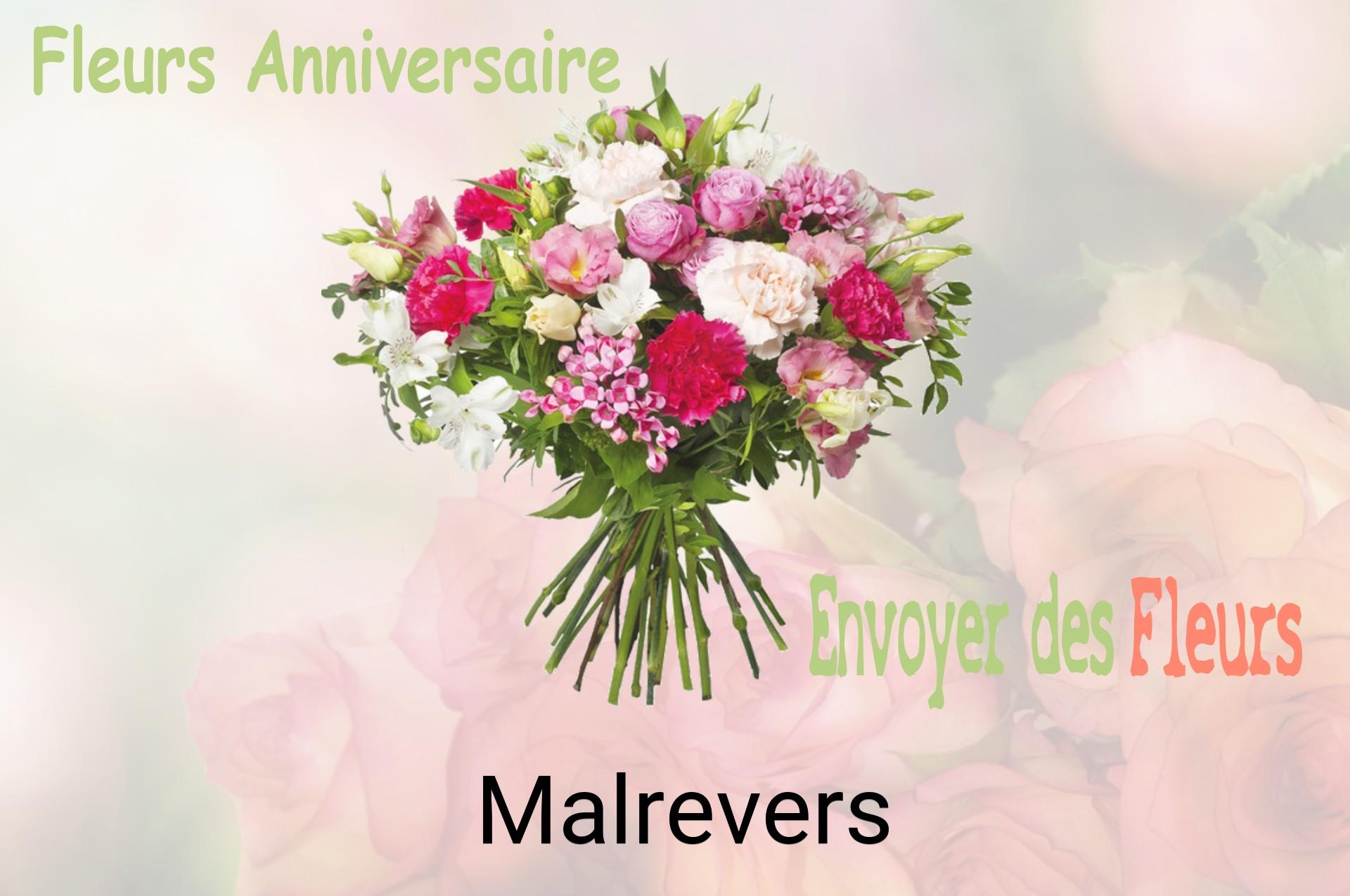 Bouquet de fleurs d’anniversaire livré à Malrevers